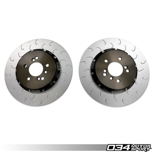 034MOTORSPORT 2-PIECE FLOATING REAR BRAKE ROTOR UPGRADE KIT FOR F8X M2/M3/M4