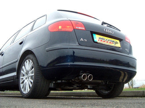 Milltek Turbo Back Resonated Exhaust - A3 2.0T FSI quattro SportBack