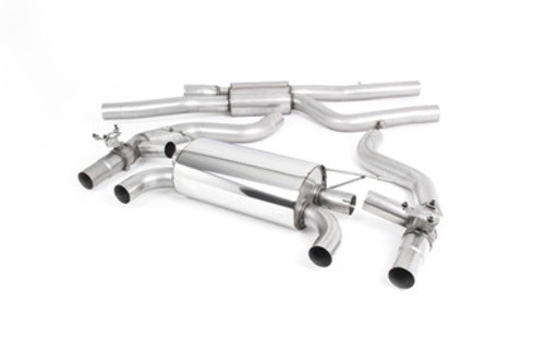 Milltek Sport GPF/OPF Back System with Quad GT-90 Burnt Titanium Tips Milltek Sport GPF/OPF Back System with Quad GT-90 Burnt Titanium Tips
