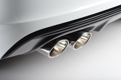 Milltek Non-Resonated Cat Back Exhaust With Quad Oval Polished Tips  - Audi S3 2.0 TFSI Quattro Sedan 8V
