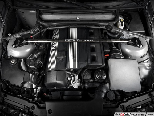 ECS Carbon Fiber Strut Bar Kit - Black