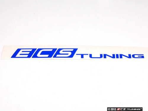 Blue ECS Tuning Window Sticker - Priced Each | ES5905