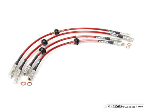Exact-Fit Stainless Steel Brake Lines - Kit | ES2608378
