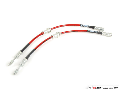 Exact-Fit Stainless Steel Brake Lines - Front | ES2594451