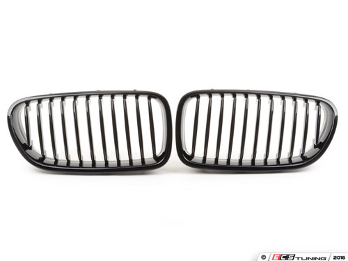 Blackout Grille Set - Gloss Black - For vehicles without night vision