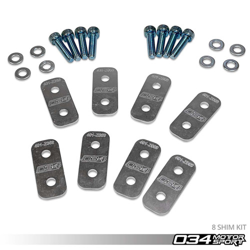 Camber Shim Kit, Gen 1 & Gen 1.5 Audi R8 (4.2 V8 & 5.2 V10) - 8 Shims