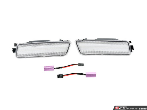 VW MK5 LED Bumper Side Marker Set - Clear