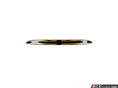 Trunk Lid Grip - Black And Gold Union Jack