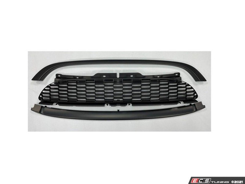 JCW Style Grille Set (Stock Bumper) - Matte Black