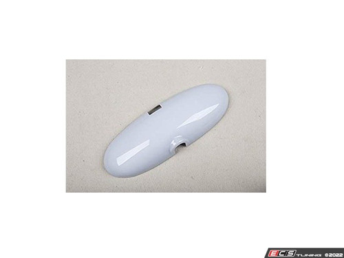 White Cover Rearview Mirror