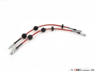 Exact-Fit Stainless Steel Brake Lines - Front | ES3579772