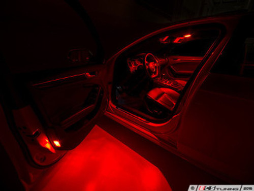 LED Door Puddle Lighting Kit - Red