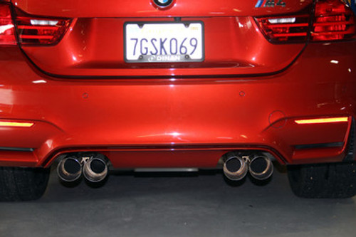 Dinan Free Flow Stainless Exhaust with Black Tips for BMW F80 M3 F82 F83 M4