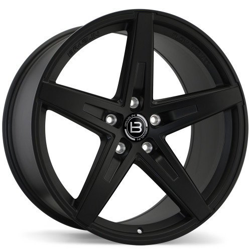 BR08 20x10.0 5x130mm +25 71.6mm | Matte Black Finish