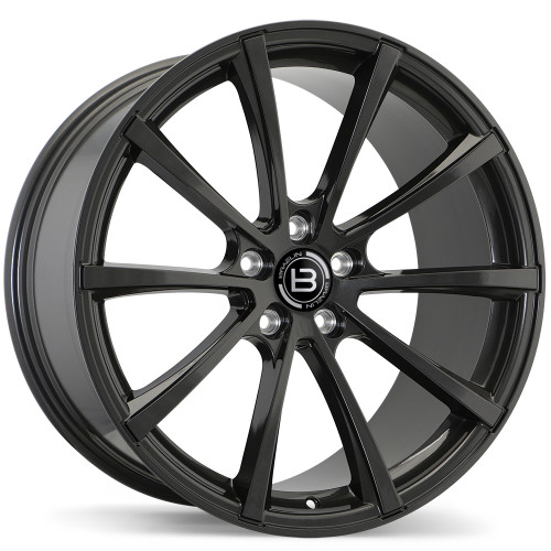 BR09 22x10.0 5x114.3mm +45 56.6mm | Gloss Gunmetal Finish