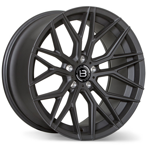 BR10 19x9.5 5x120.65mm +25 70.7mm | Matte Graphite Finish