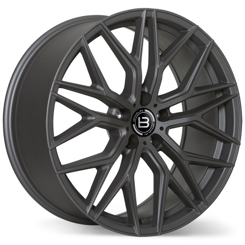 BR10 20x9.0 5x114.3mm +38 68.2mm | Matte Graphite Finish