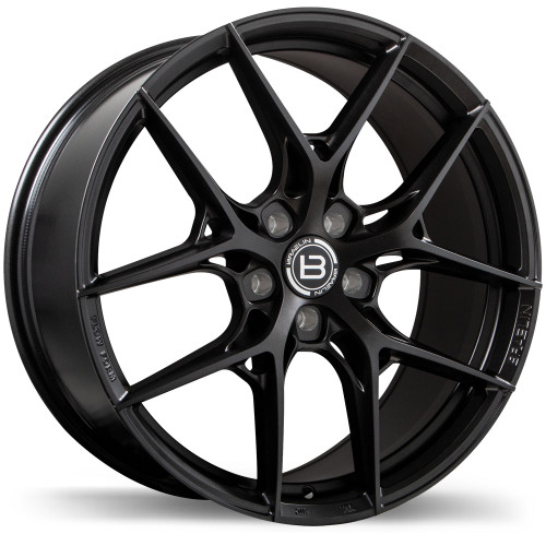 BR14 20x9.0 5x114.3mm +35 57.1mm | Satin Black Anthracite Finish
