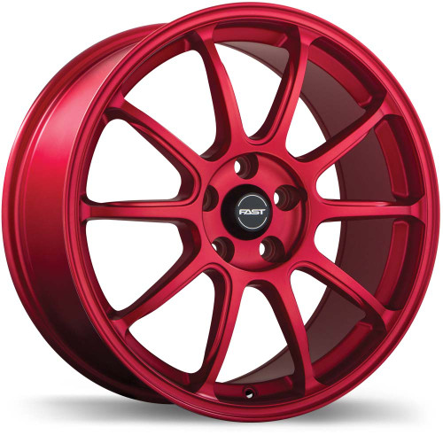 Dime 18x8.0 5x114.3mm +35 72.6mm | Matte Red Finish