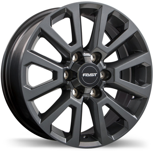 Storm II 20x8.5 6x139.7mm +35 77.8mm | Gloss Gunmetal Finish