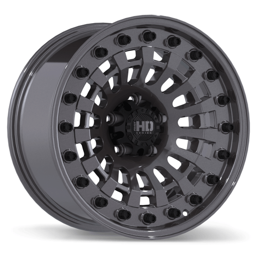 Shred 17x9.0 5x127mm +0 71.5mm | Gloss Gunmetal Finish