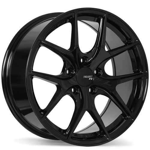FC04 17x8.0 5x100mm +45 72.6mm | Metallic Black Finish