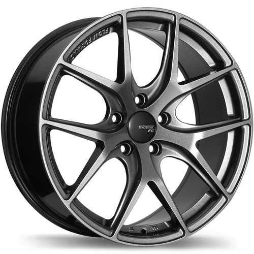 FC04 17x8.0 5x100mm +45 72.6mm | Titanium Finish