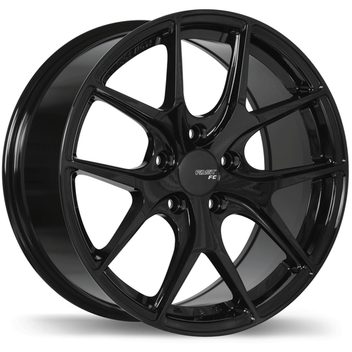 FC04 19x9.5 5x114.3mm +45 72.6mm | Metallic Black Finish
