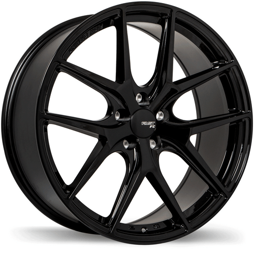 FC04 17x8.0 5x108mm +35 72.6mm | Metallic Black Finish