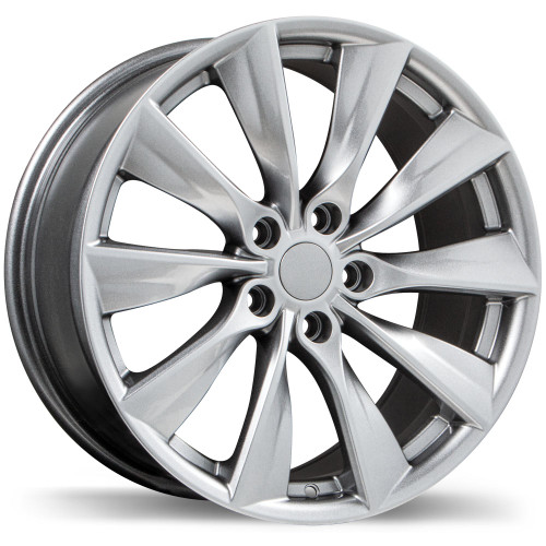 R241 18x8.5 5x114.3mm +40 70.6mm | Gloss Siliver Finish