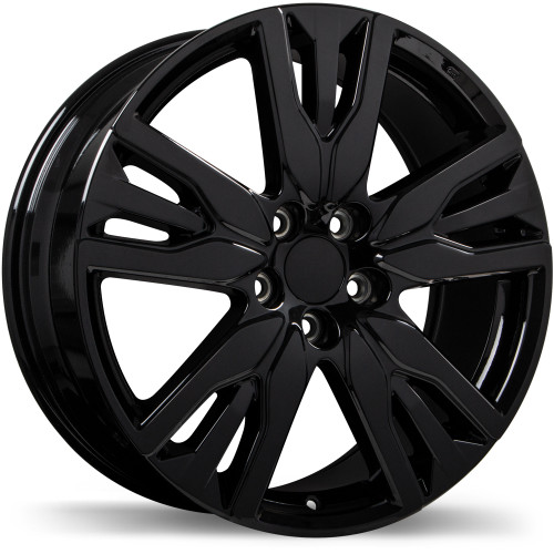 R244 20x8.0 5x120mm +55 64.1mm | Gloss Black Finish