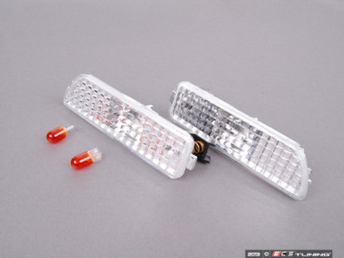 Smooth Style Bumper Side Marker Set - Clear