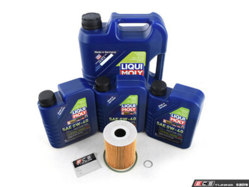 Porsche 991.1 Porsche Oil Change Kit - Liqui Moly 0w-40