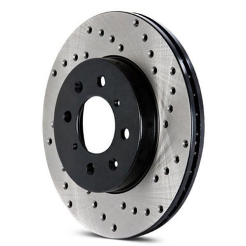 StopTech Cryo Cross Drilled Brake Rotor - Front Right | 128.33123CR
