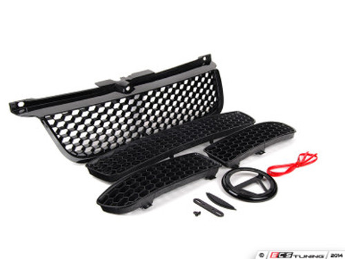 4 Piece Grille Kit - Honeycomb Mesh