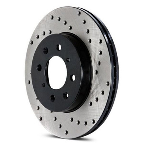 StopTech Cross Drilled Brake Rotor - Front Right | 128.39035R