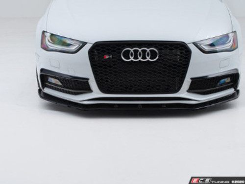 Audi B8.5 S4 / A4 S-Line Facelift Front Lip - Splitter Style - Gloss Black