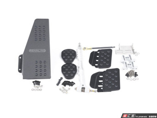 4 Piece Pedal Set - Rubber Grip - Black Pedals / Black Extensions | ES2839220 4 Piece Pedal Set - Rubber Grip - Black Pedals / Black Extensions | ES2839220