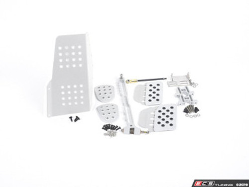 4 Piece Pedal Set - Perforated - Silver Pedals / Silver Extensions | ES2839213