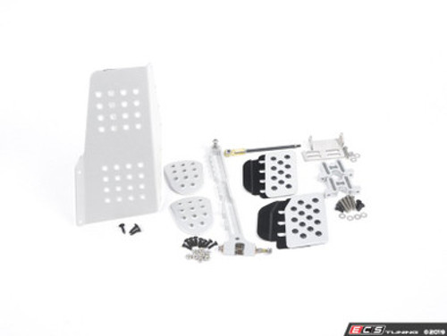 4 Piece Pedal Set - Perforated - Silver Pedals / Black Extensions | ES2839211