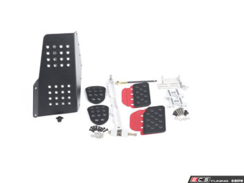 4 Piece Pedal Set - Perforated - Black Pedals / Red Extensions | ES2839209