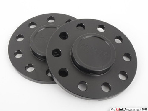 10mm Wheel Spacers with Integrated Hub Extenders & Wheel Bolts - Black (Pair)