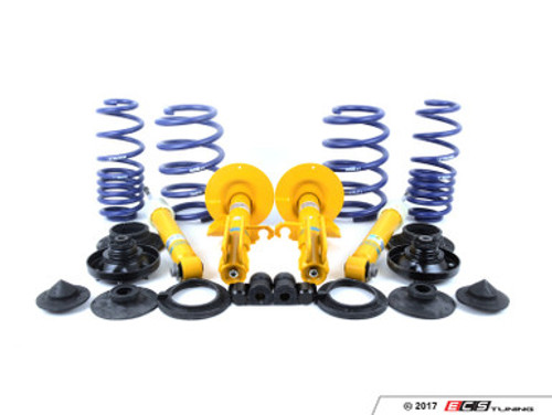 Front & Rear Sport Coil Spring Conversion Kit/Cup Kit - H&R and Bilstein