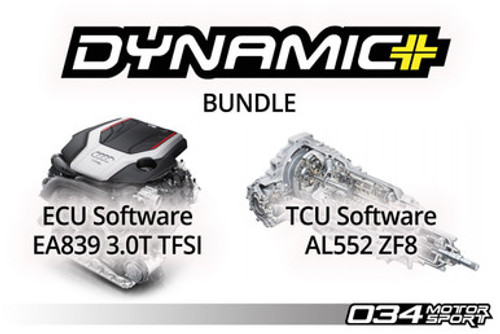 034MOTORSPORT B9 AUDI S4/S5/SQ5 EA839 3.0T DYNAMIC+ PERFORMANCE ECU & AL552 ZF8 TRANSMISSION TUNING BUNDLE - Stage 2