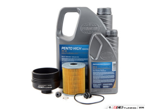 Oil Service Kit - With Magnetic Drain Plug & Black Aluminum Oil Filter Housing | ES3096261