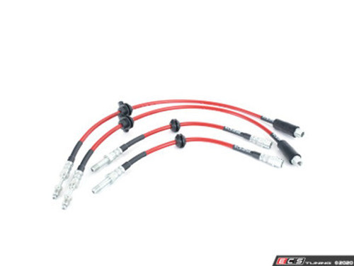 Exact-Fit Stainless Steel Brake Lines - Front & Rear Kit | ES4265723