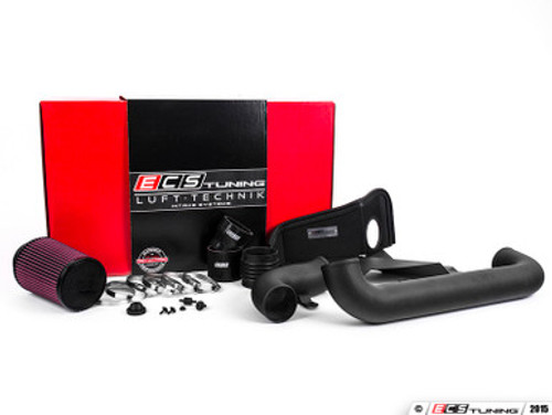 Luft-Technik Intake System - With Heat Shield & Wrinkle Black Aluminum Tubes