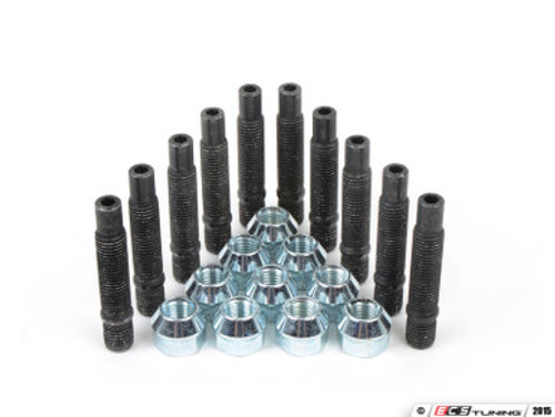 Wheel Stud Conversion Kit - M12x1.5 With conical Seat Lug Nuts - set of 10