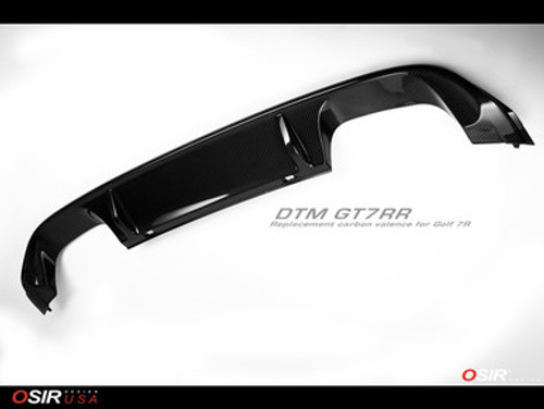 OSIR - M1 GT7-R - Rear Valance - Gloss Carbon - VW Mk7