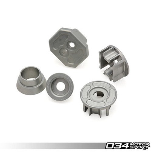 034Motorsport Drivetrain Mount Insert Package, C7/C7.5 Audi A6/S6/RS6 & A7/S7/RS7, Billet Aluminum